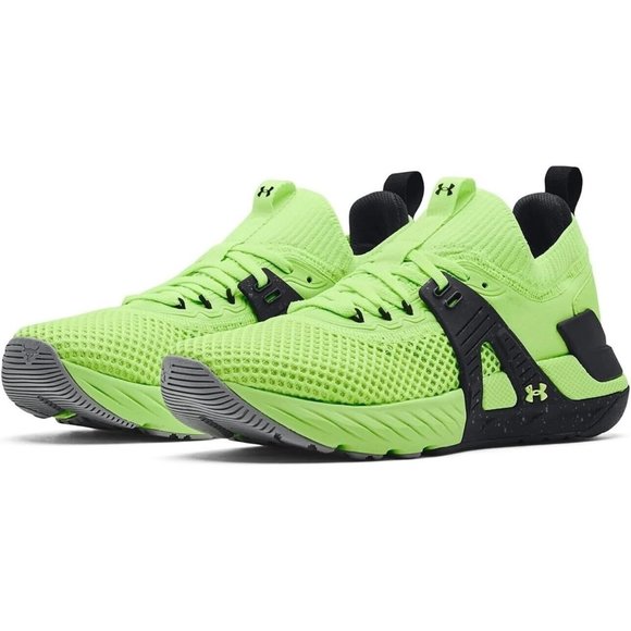 Under Armour Men’s Project Rock 4 Size 8.5 Green Black | 3023695-303 | MSRP $150 - Picture 1 of 5